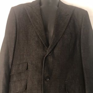 Vintage Banana Republic Heritage blk denim jacket